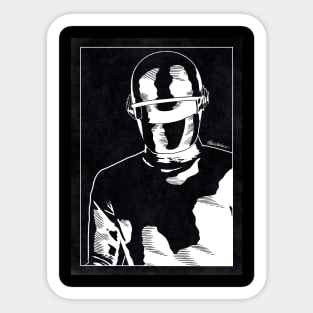 GORT - The Day the Earth Stood Still (Black and White) Sticker